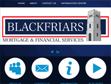 Tablet Screenshot of blackfriarsmortgages.com